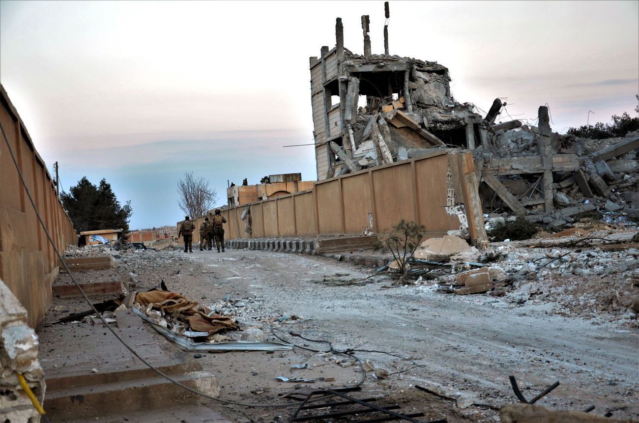 Kurdish jail in northeastern Syria.