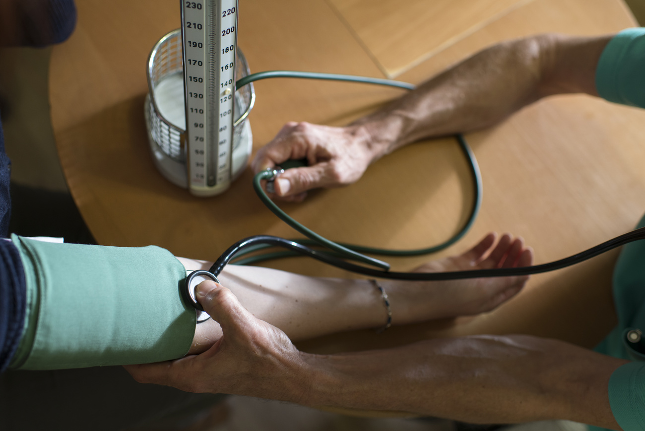 Prise de tension artérielle