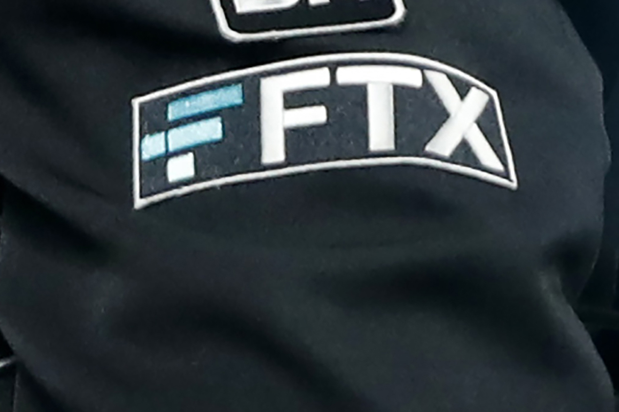 Jacket bearing the FTX logo