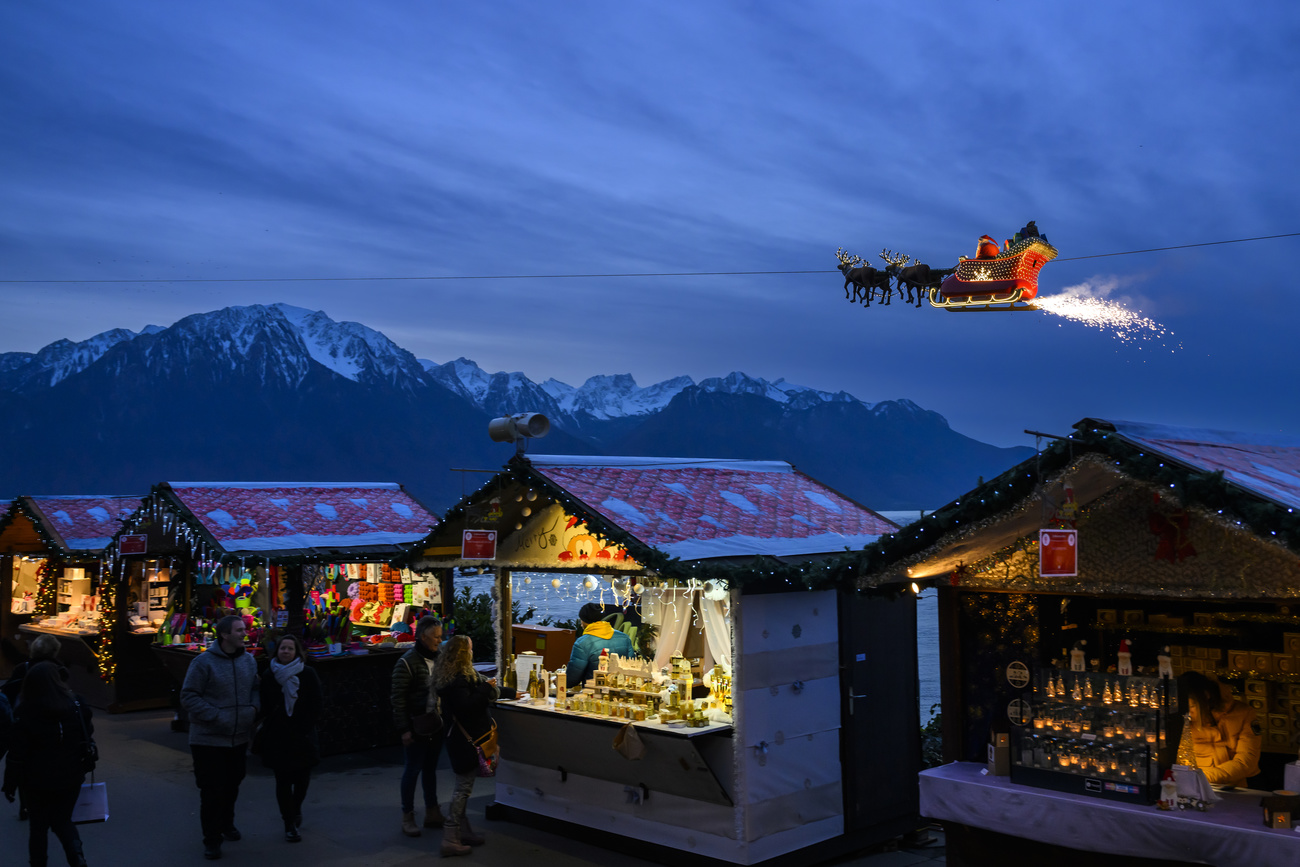 Christmas market at Montreux.