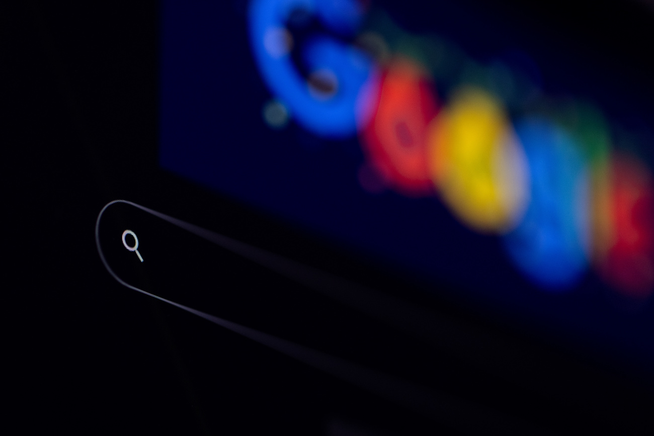 area di ricerca del sito google
