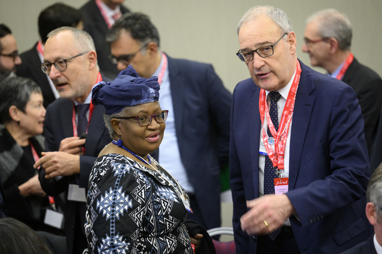 Guy Parmelin and Ngozi Okonjo-Iweala