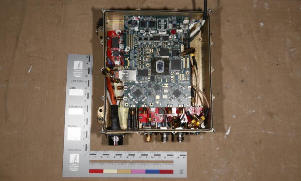 un elemento encontrado en un dron