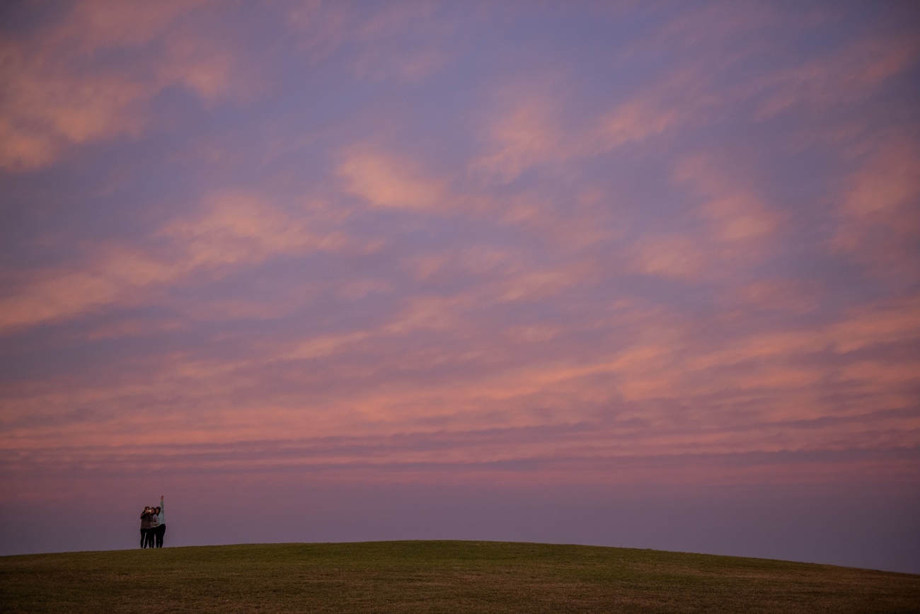 Sonnenuntergang in Montevideo
