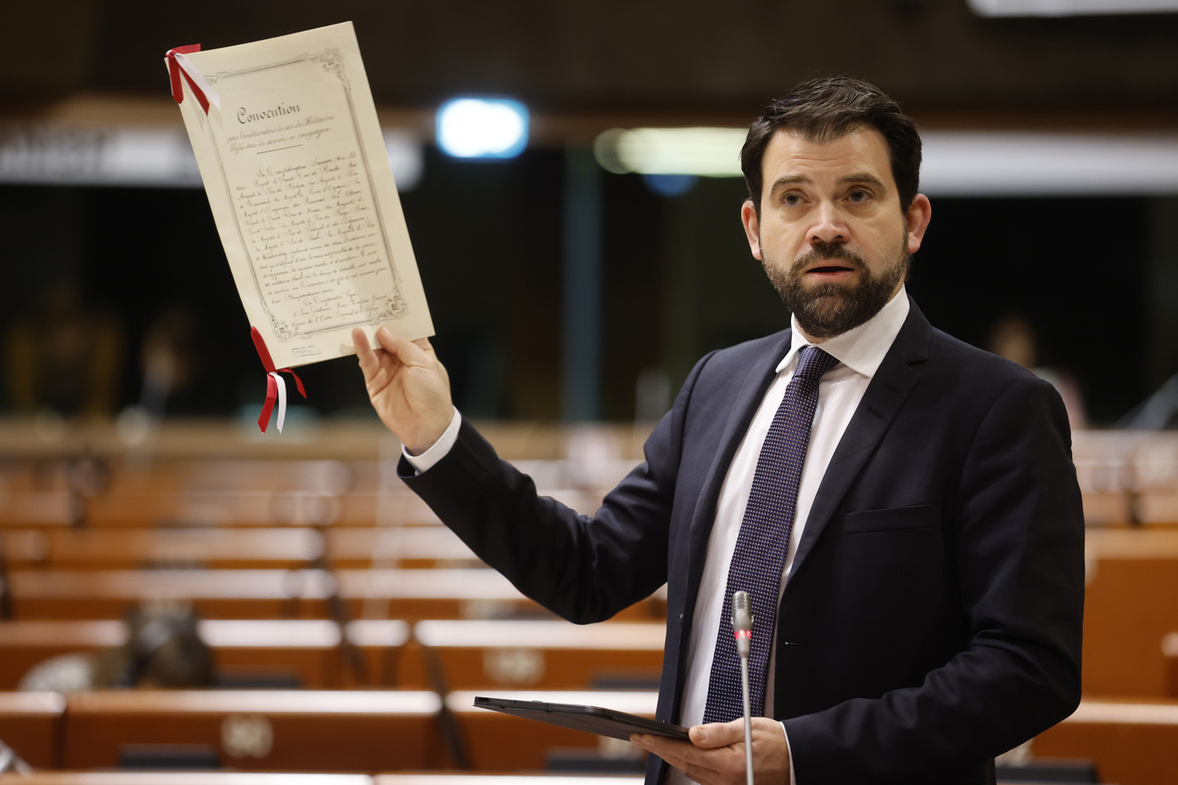 Damien Cottier im Europarat in Strassburg