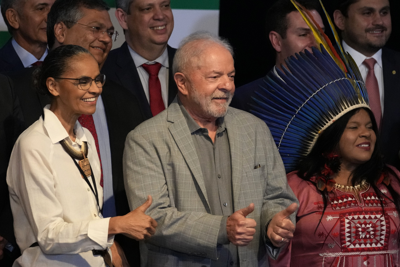 Marina Silva e Luiz Inácio Lula da Silva