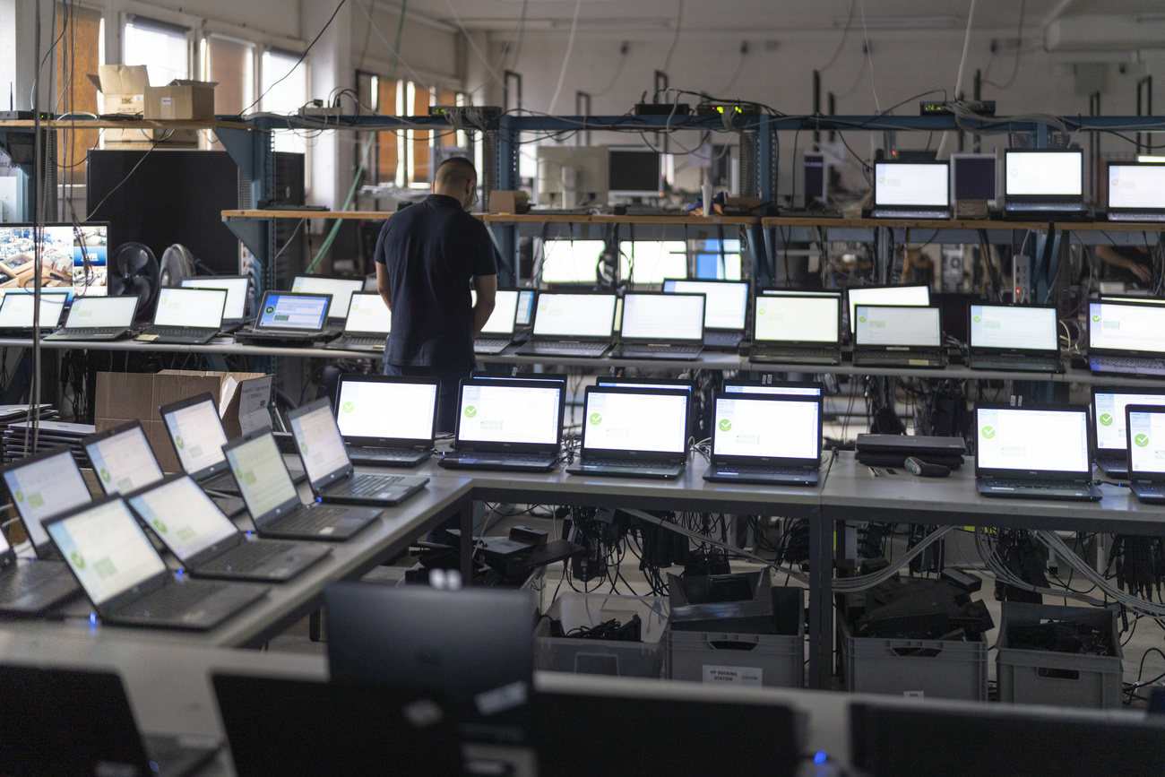 Room full of computers