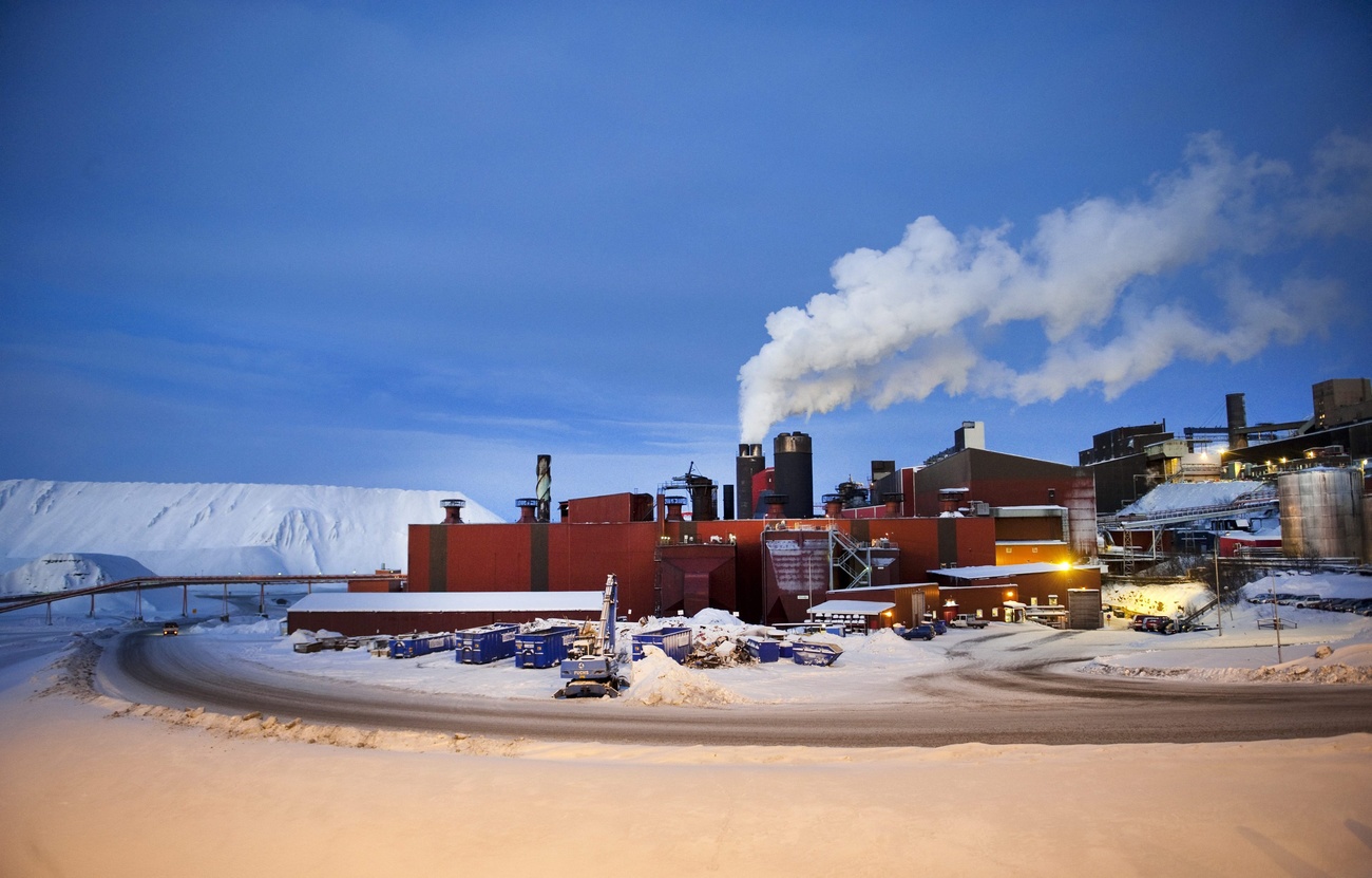 Una delle miniere dalla compagnia Lkab a Kiruna, non lontano dalla sede del ritrovamento del gaicimento di terre rare.