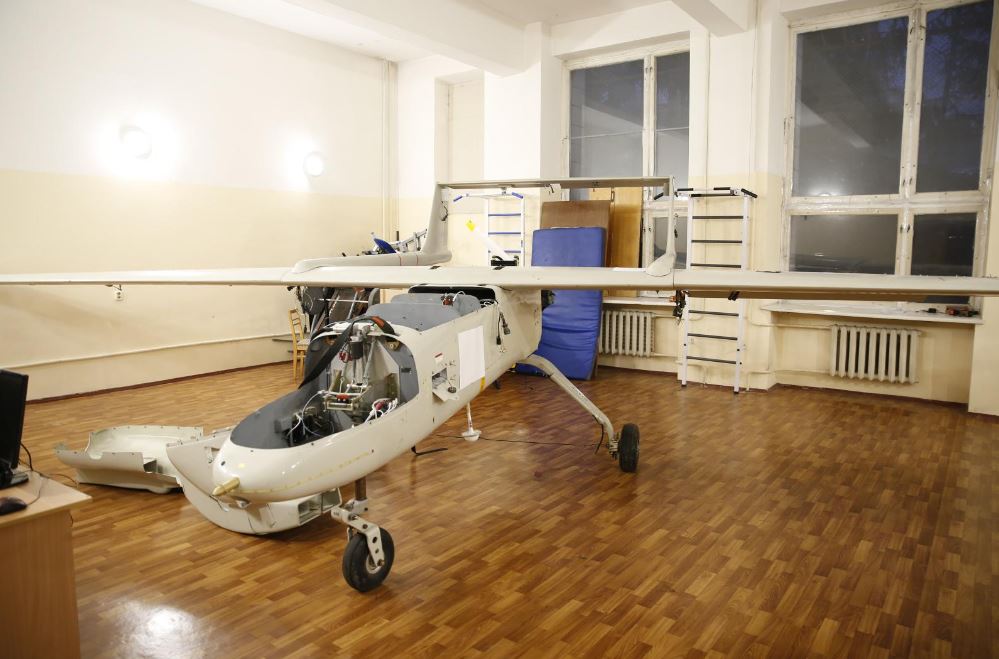 Un dron capturado en Ucrania