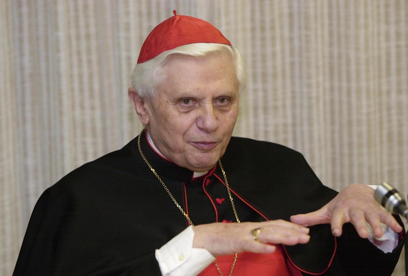 Joseph Ratzinger a Lugano nel marzo 2002