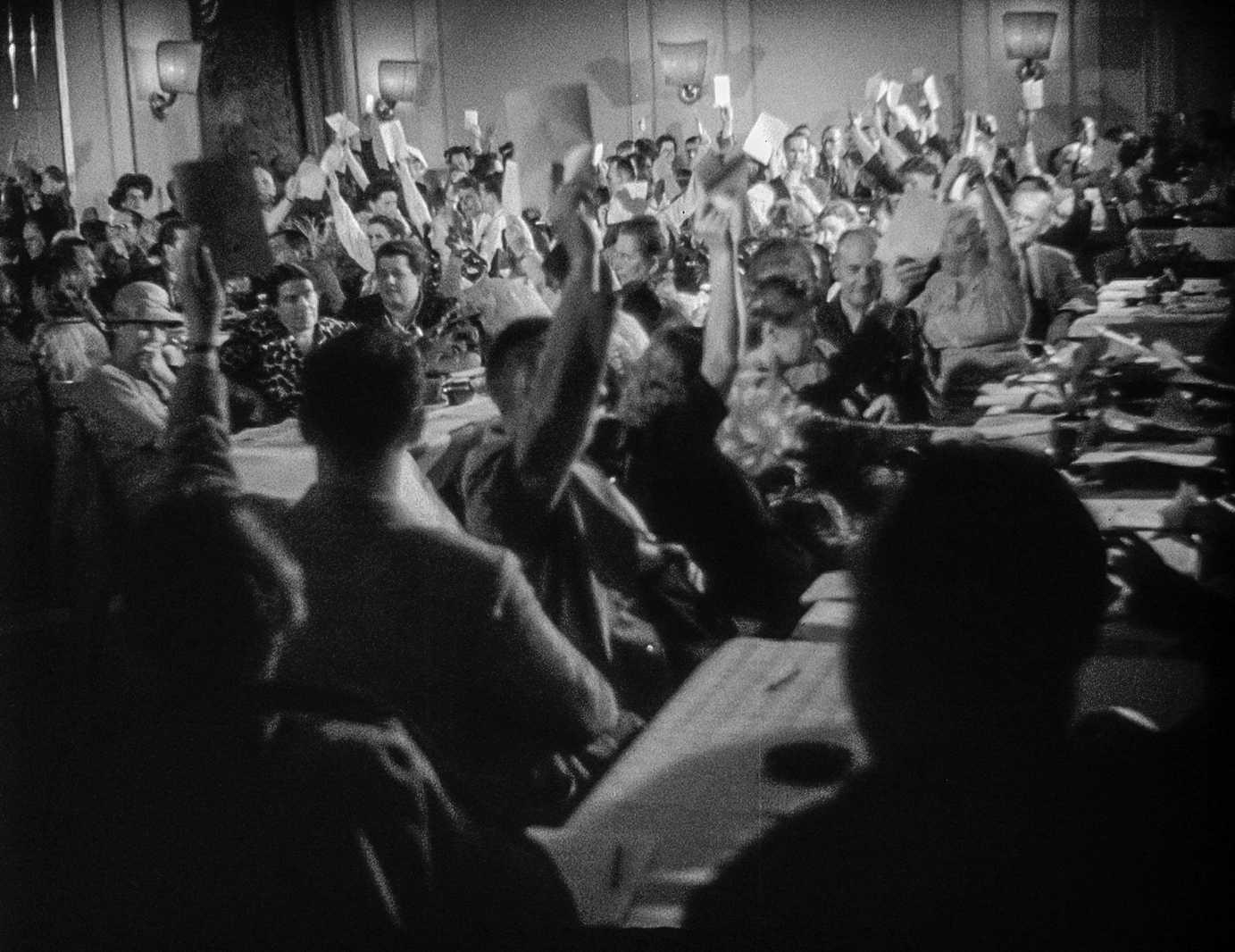 Asamblea de la Cooperativa Migros cerca de 1942 - 1955