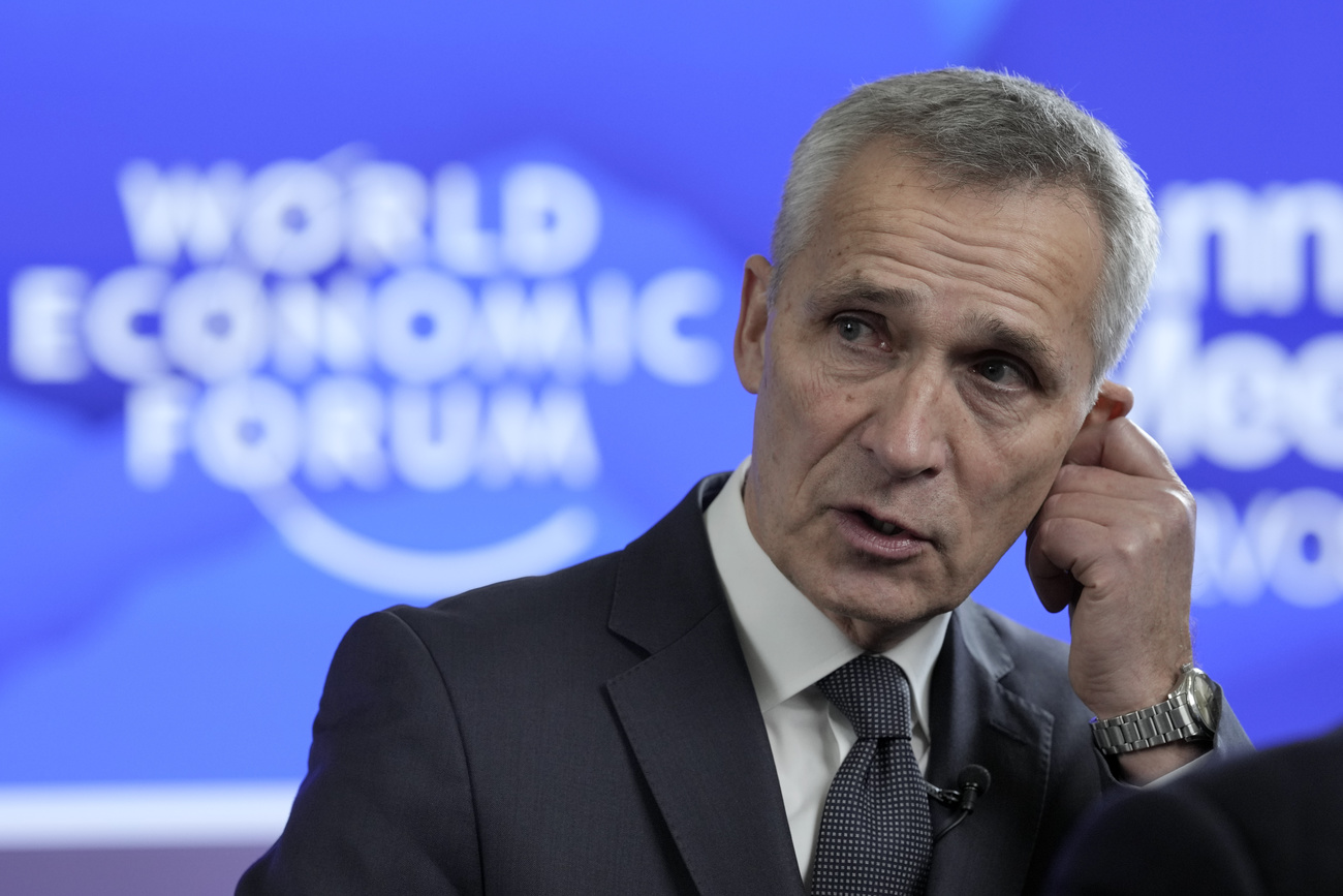 Le secrétaire général de l OTAN Jens Stoltenberg au WEF