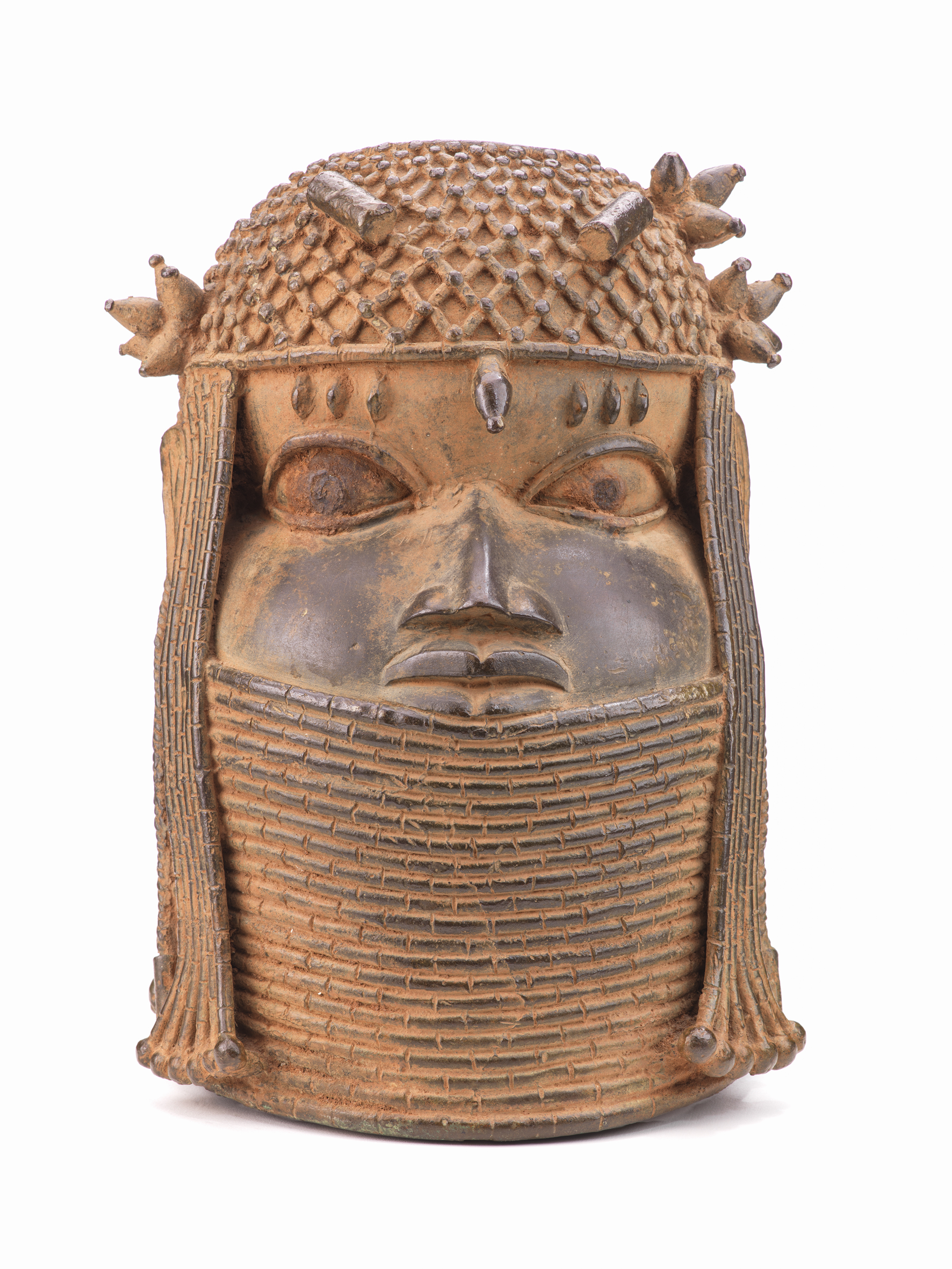 Tête sculptée d un roi du Bénin