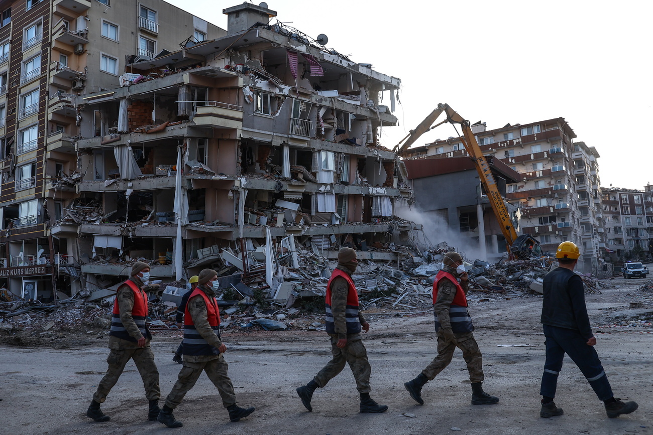 Squadre di salvataggio in Turchia.