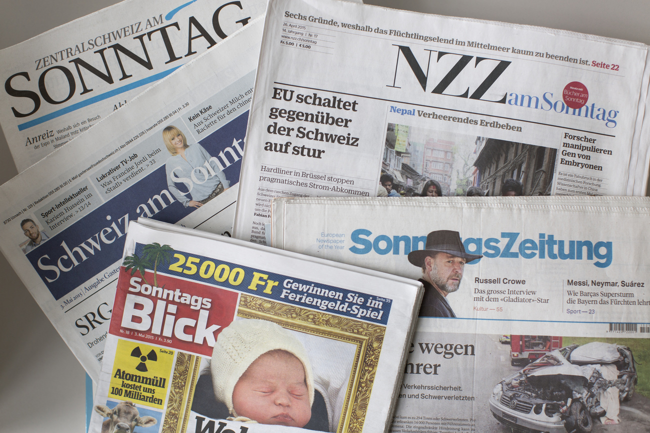 Collection of Swiss newspapers