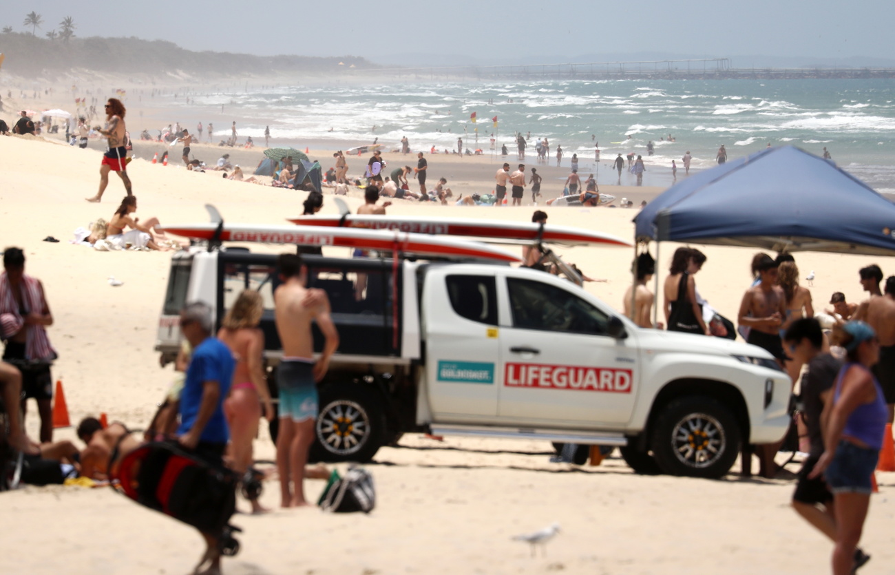 Strandszene in Queensland