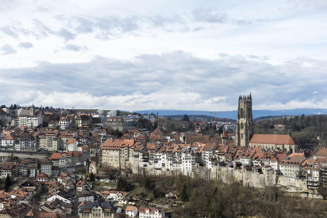 une vue de la ville de Fribourg