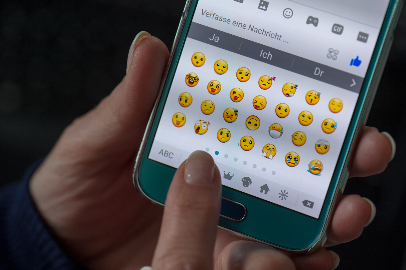 Emojis on a smartphone