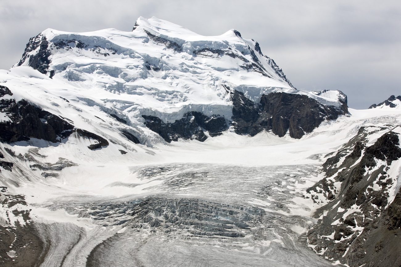Corbassière glacier in canton Valais