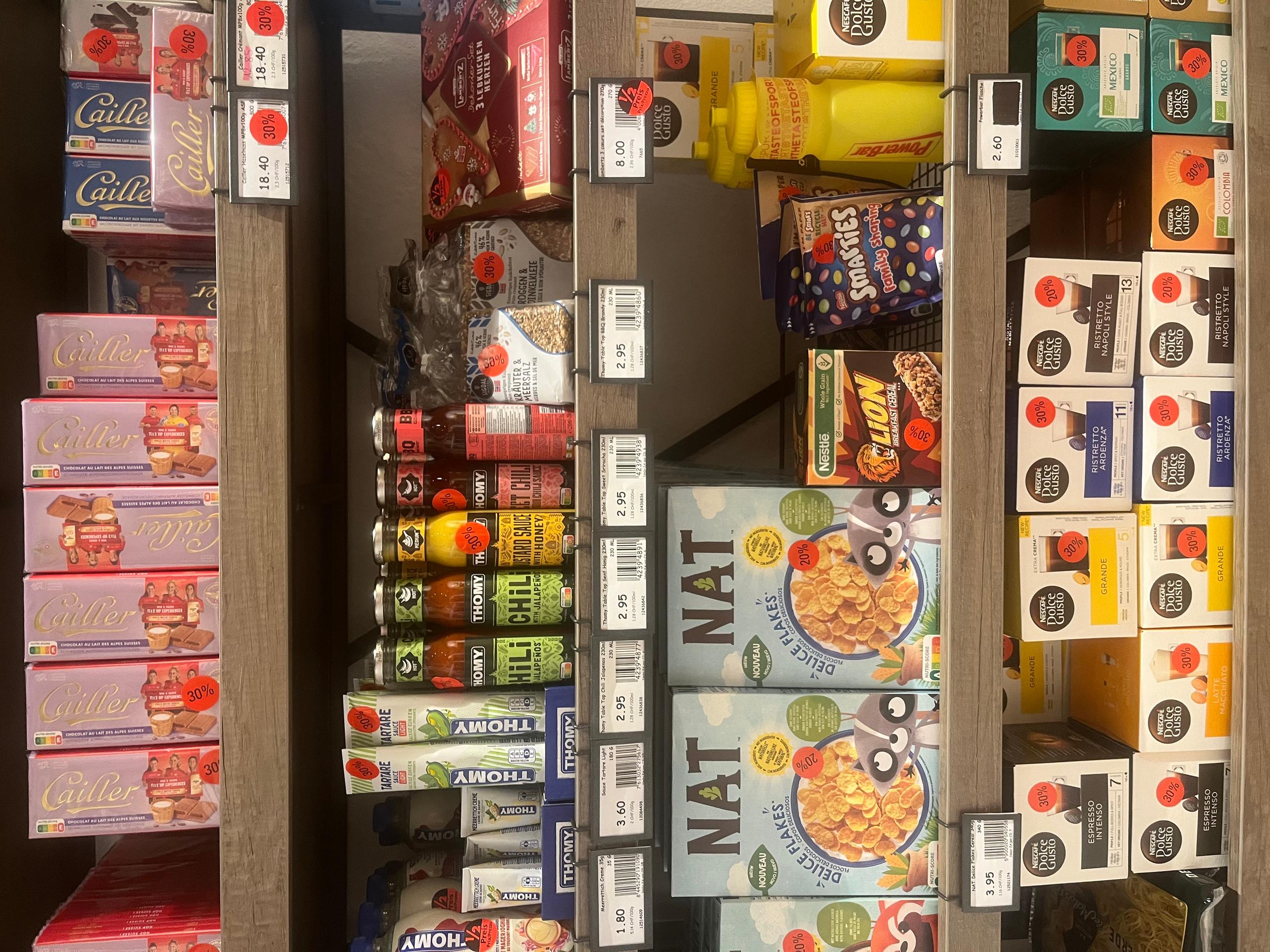 Illustrative purposes photo taken at the Nestlé Shop in Kemptthal, Switzerland.
