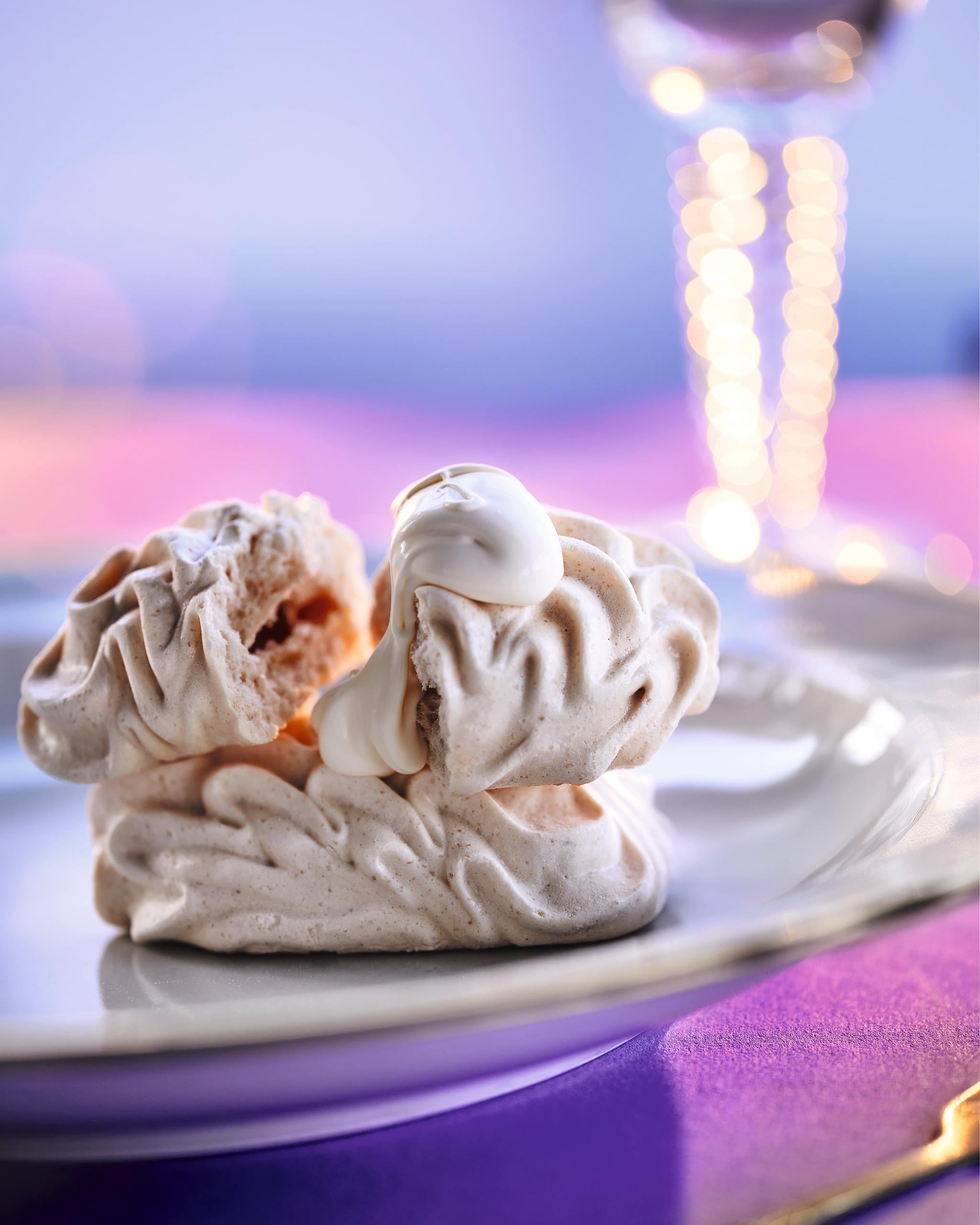 Meringue et crème