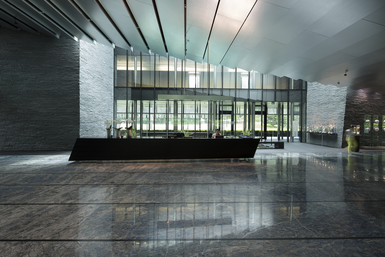 Interior view of FIFA s headquarters in Zurich