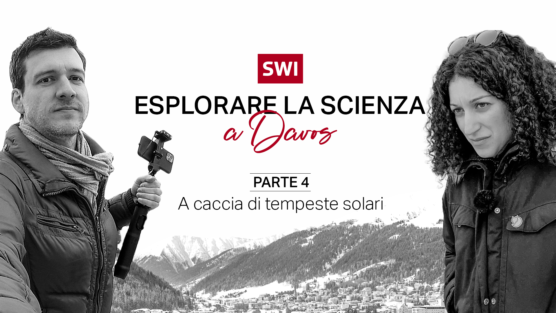 foto cover esplorare la scienza a davos Sara e Michele