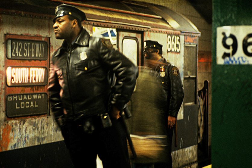 On the Beat, 96th Street Station, Subway New York, 1981