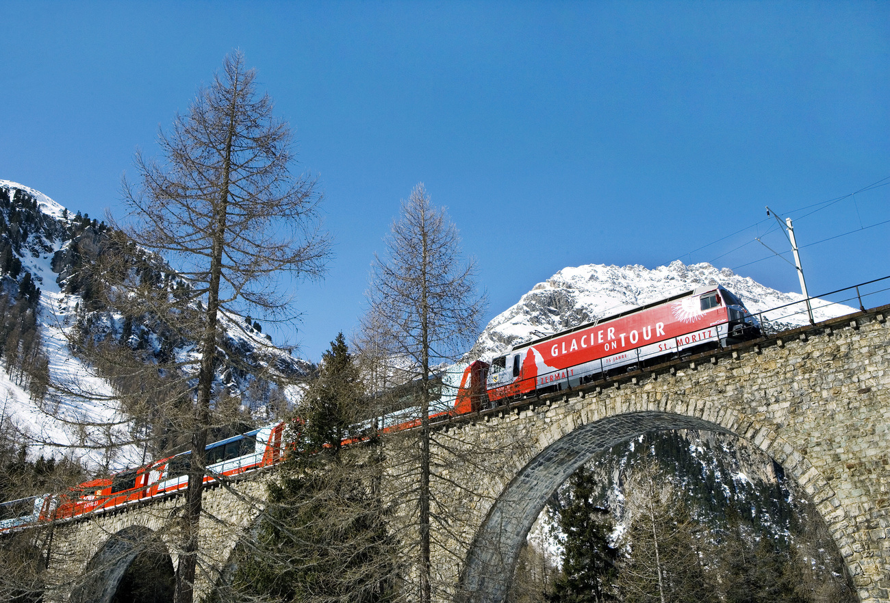 Glacier express train