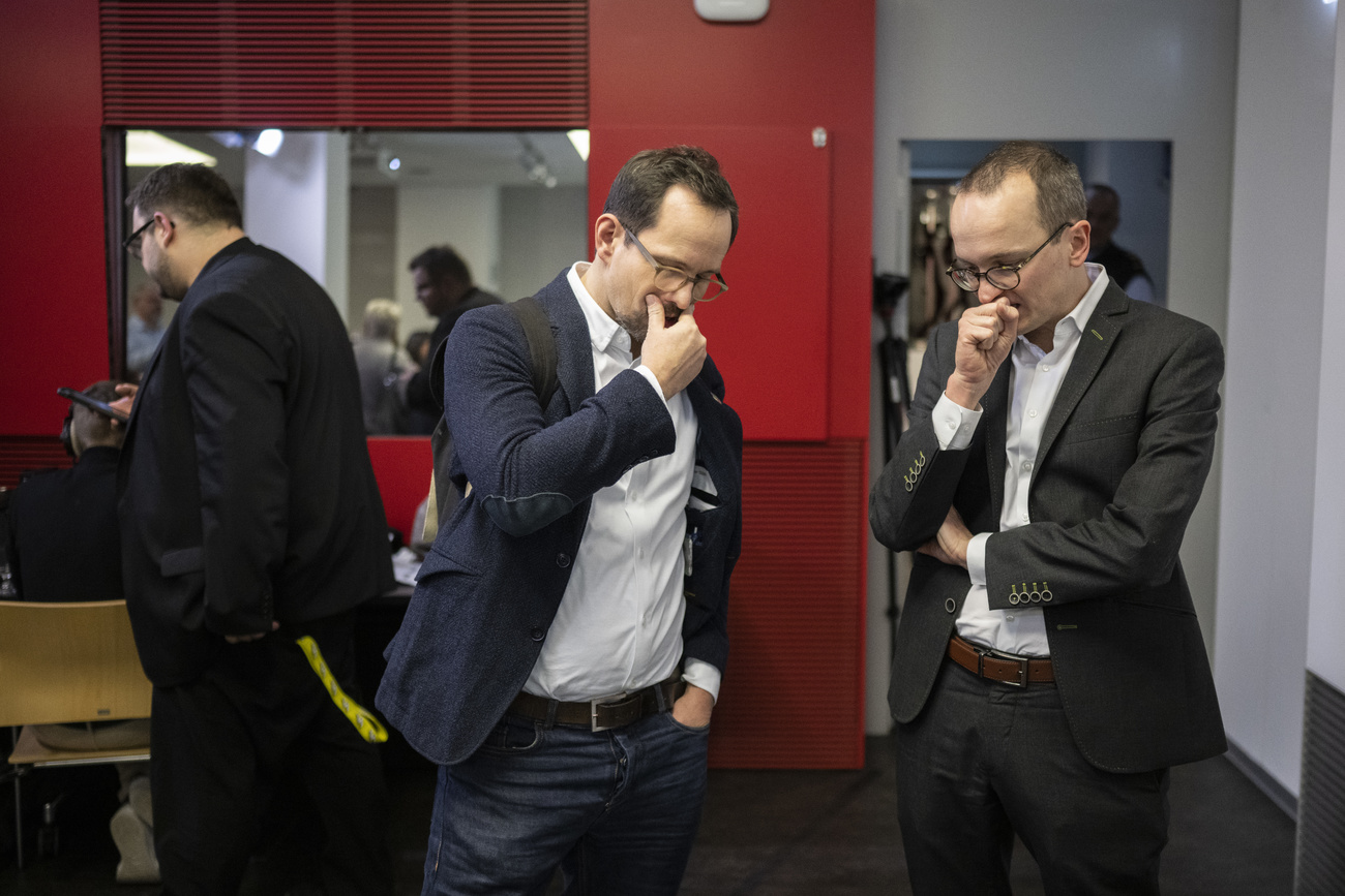 Grünen-Präsident Balthasar Glättli und der Zürcher Regierungsrat Martin Neukom.