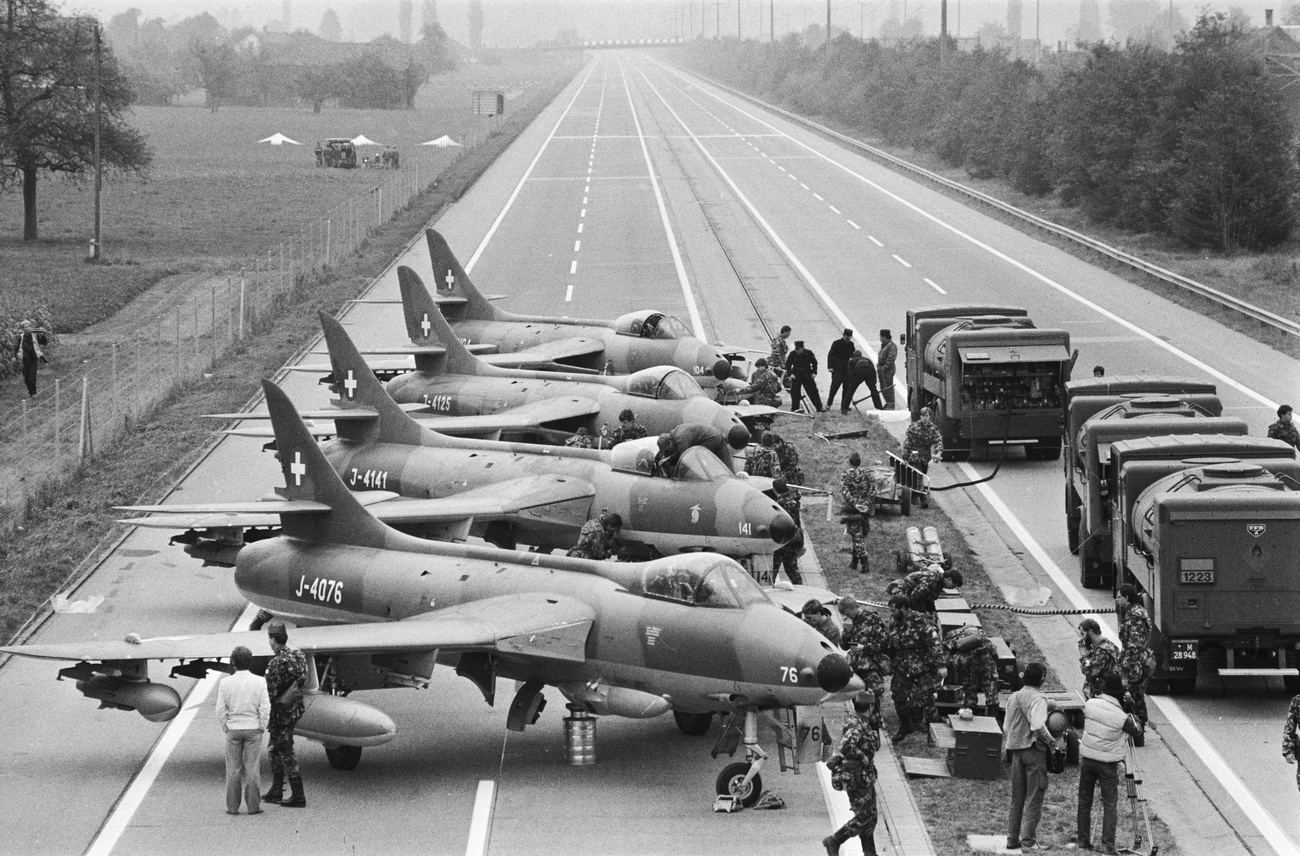 Caccia sull autostrada a Walenstadt, nel Canton San Gallo, il 15 ottobre 1985.