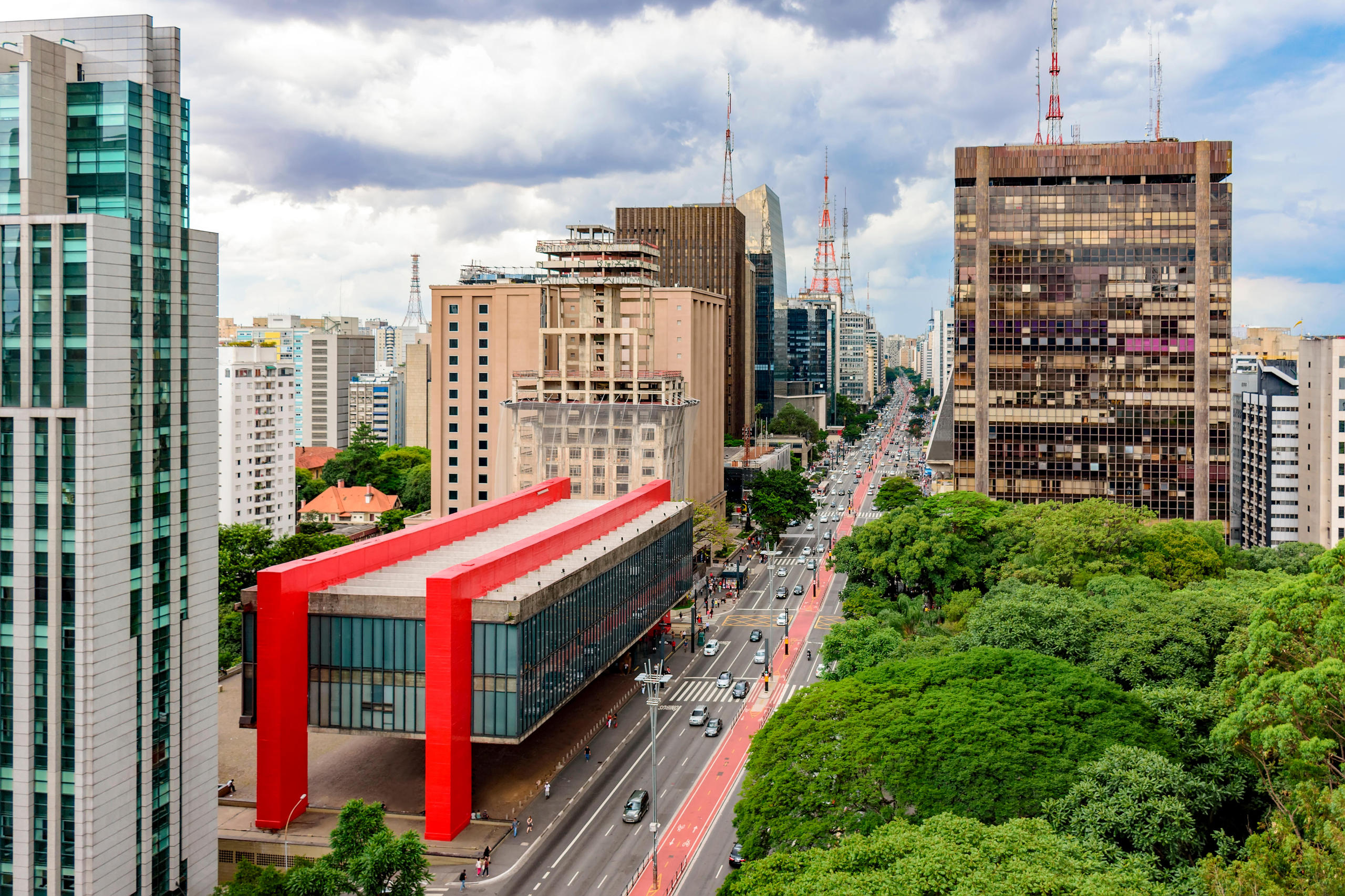 financial center of Sao Paulo