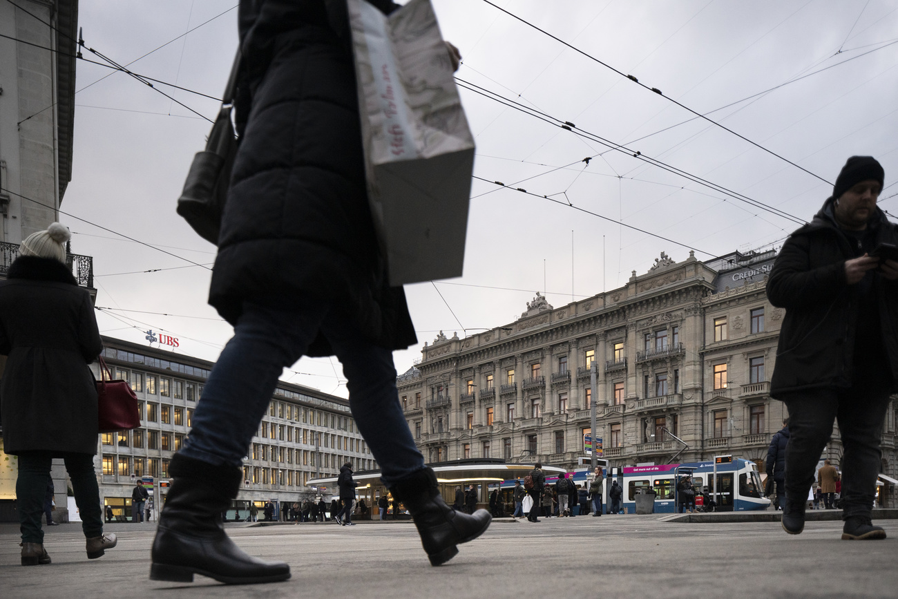 Paradeplatz di Zurigo.