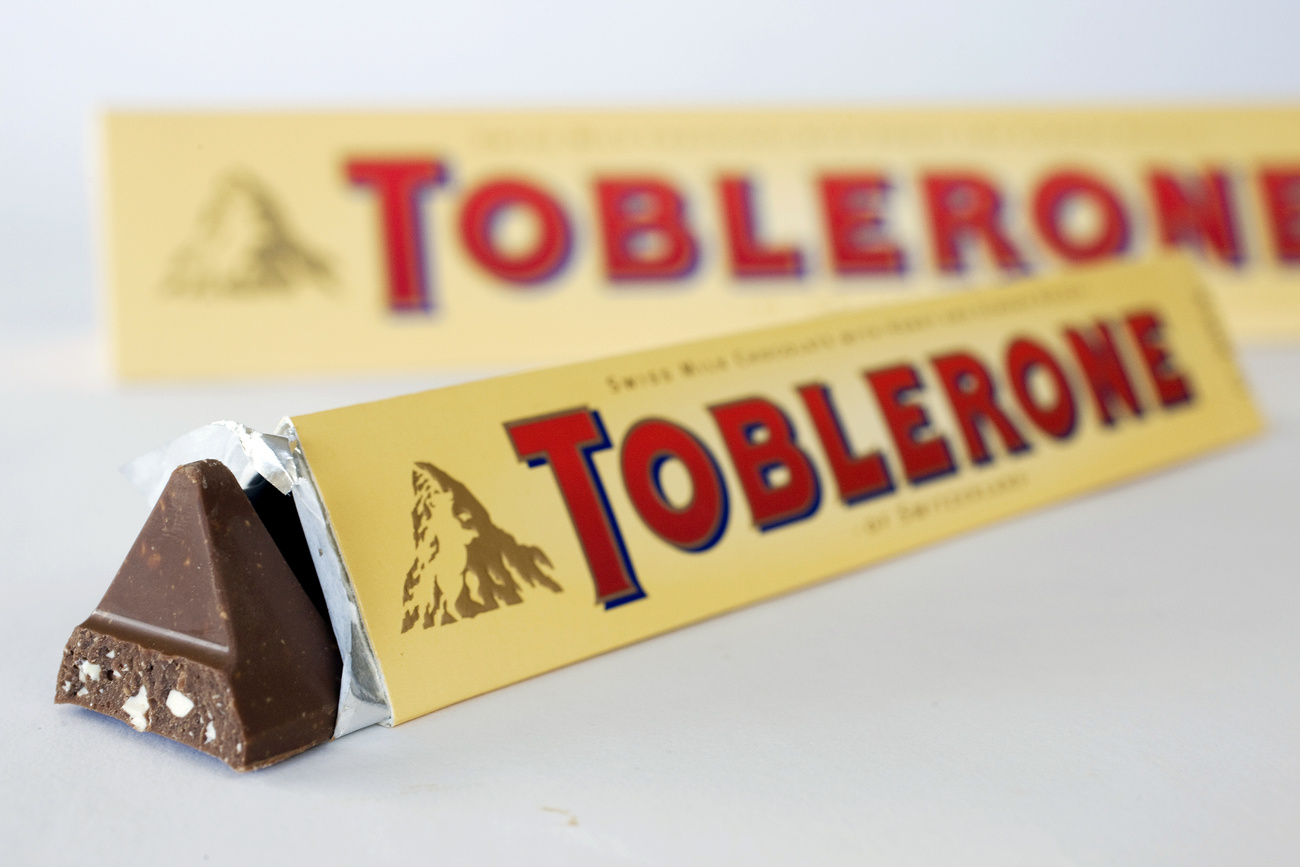 Toblerone bar with packaging