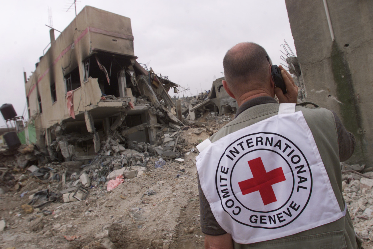 ICRC worker in crisis zone