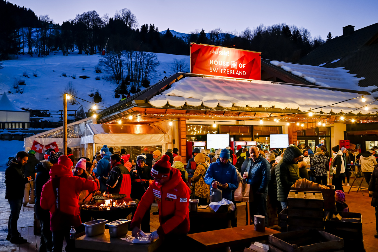 House of Switzerland ai mondiali di sci alpini di CourchevelMeribel in Francia.