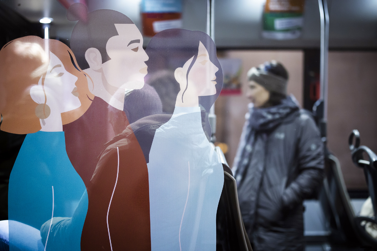 La campagna contro le molestie sessuali sui bus di Zurigo.