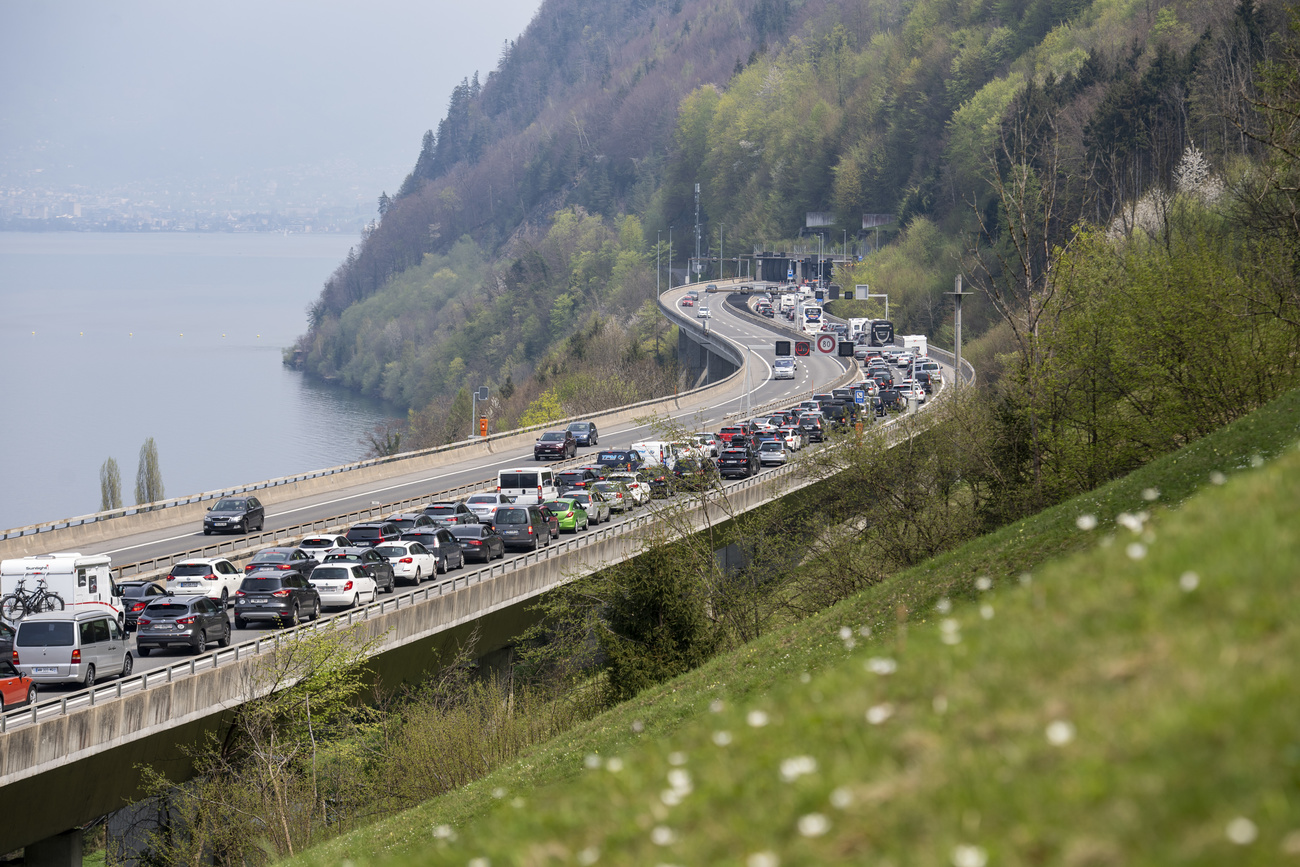 Code di 20 chilometri lo scorso anno al portale nord del San Gottardo.