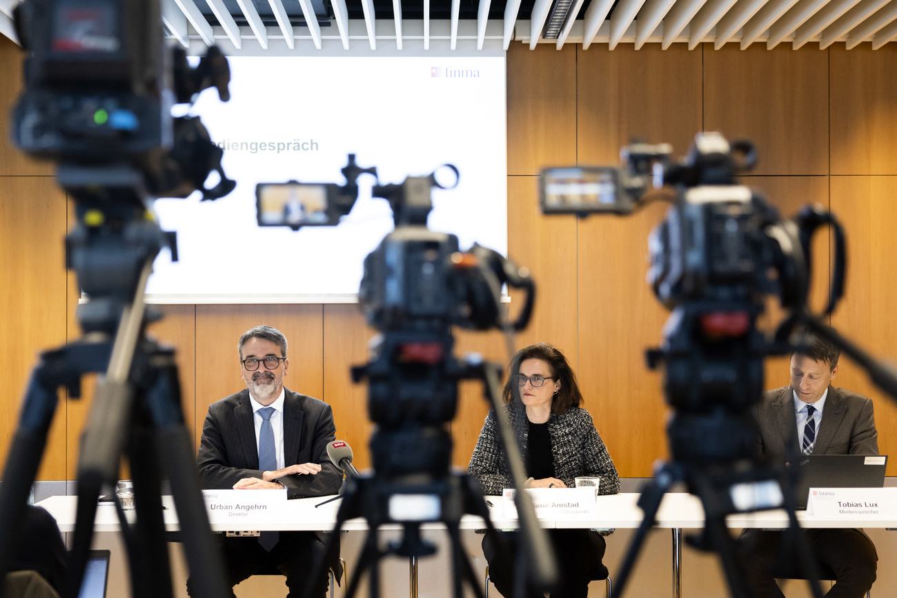 Conferenza stampa della FINMA.