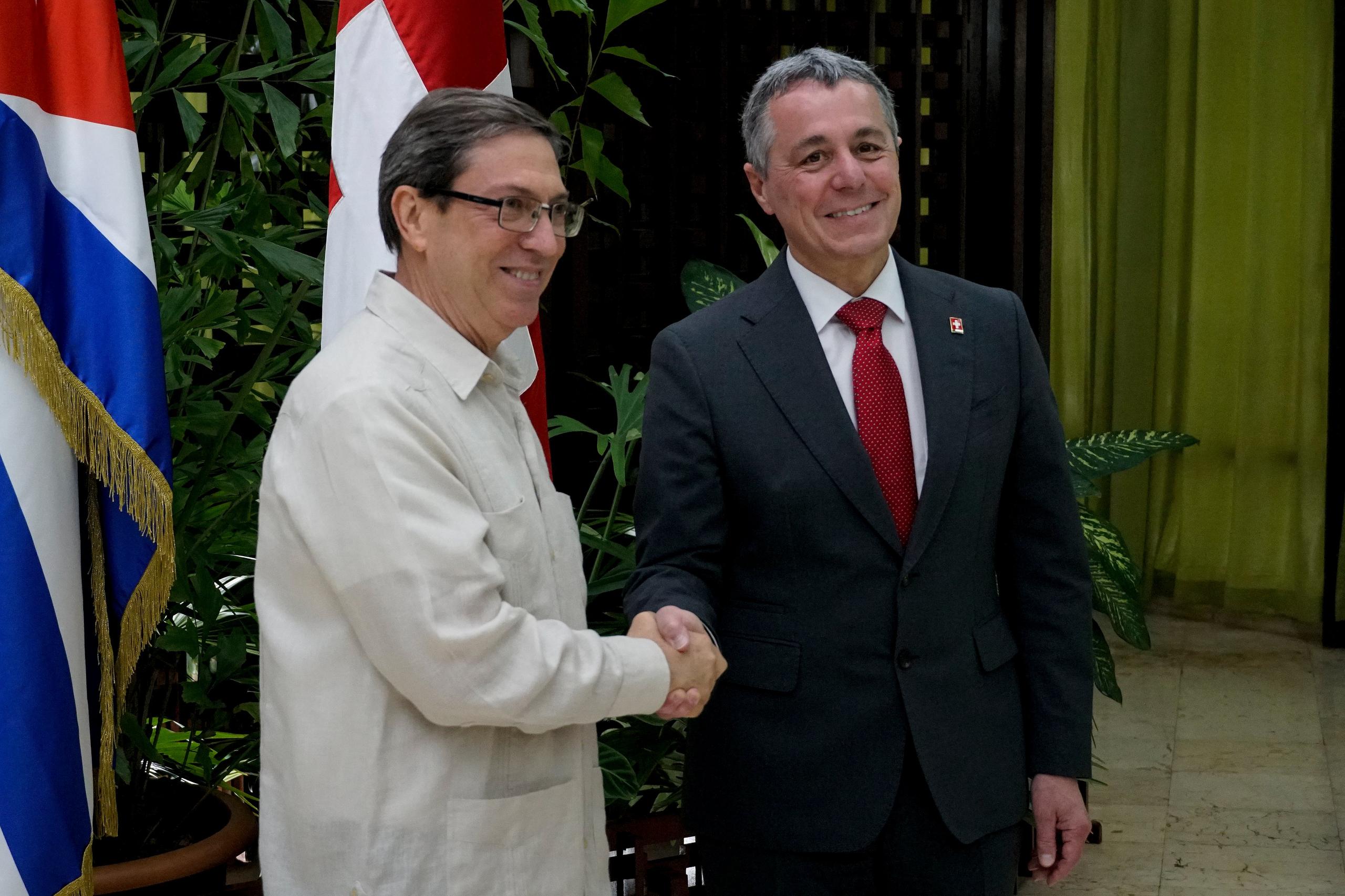 Ignazio Cassis de visita en Cuba