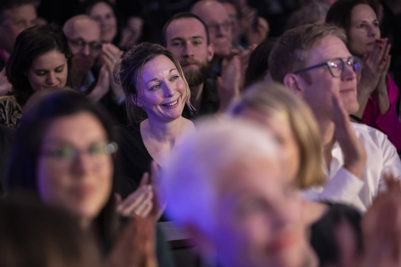 Maurine Mercier at 2023 Swiss Press Awards ceremony