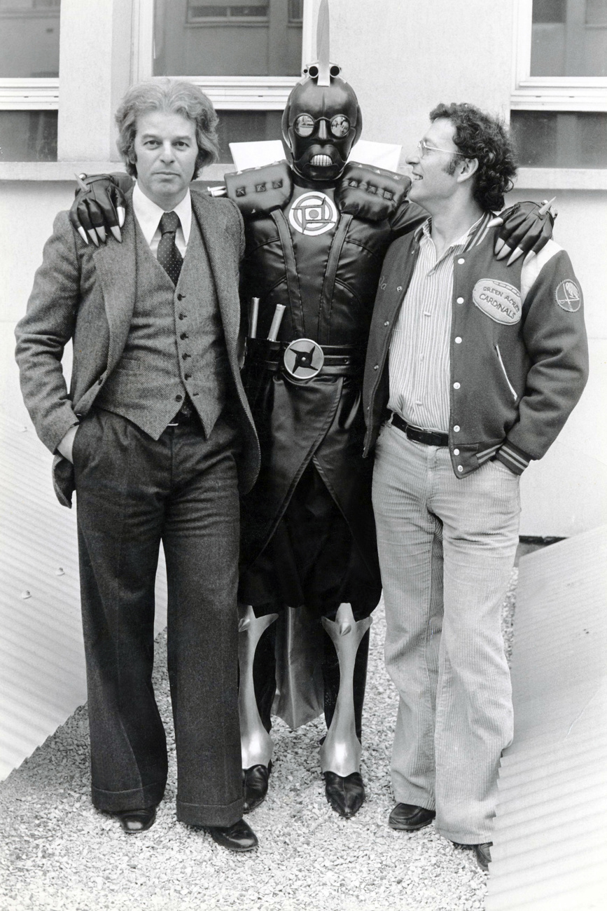 Alejandro Jodorowsky (left), Jean Giraud (right), early 1970s