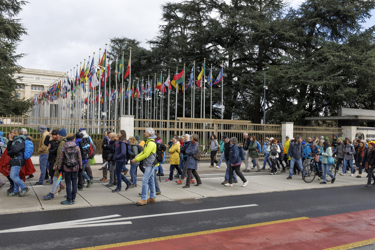 Climate marchers