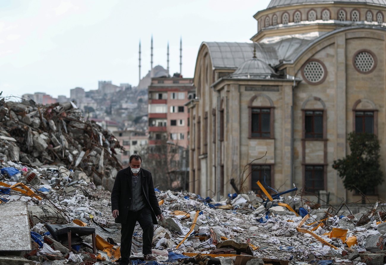 Rubble in Turkey