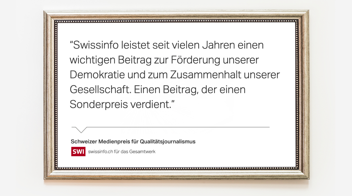 Statement zum Medienpreisgewinn