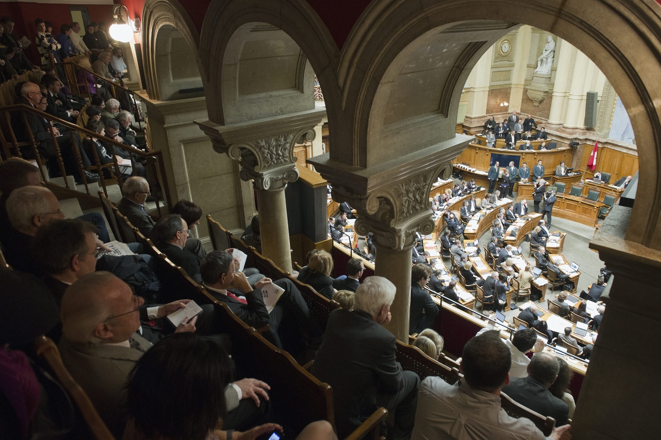 La sala del Consiglio nazionale.