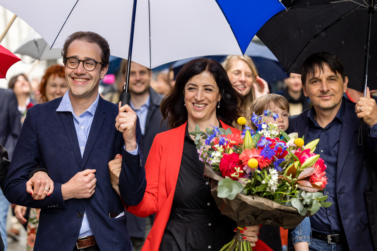 Social Democrat Ylfete Fanaj after her victory in Lucerne