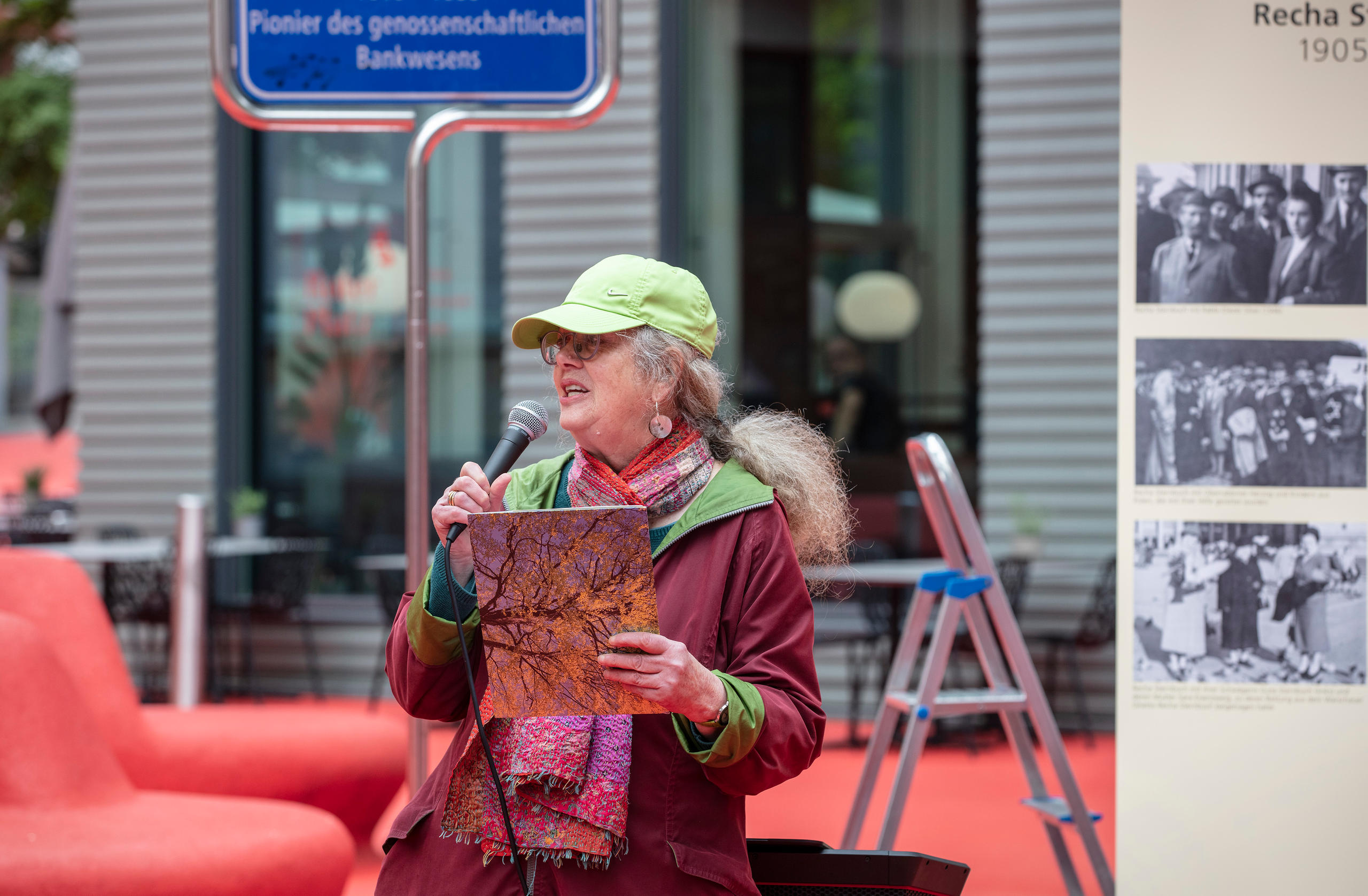 Batja P. Guggenheim-Ami speaking