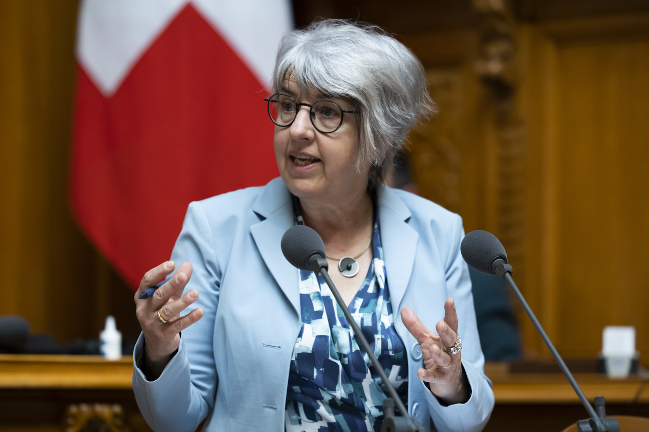 Swiss Justice Minister Elisabeth Baume-Schneider