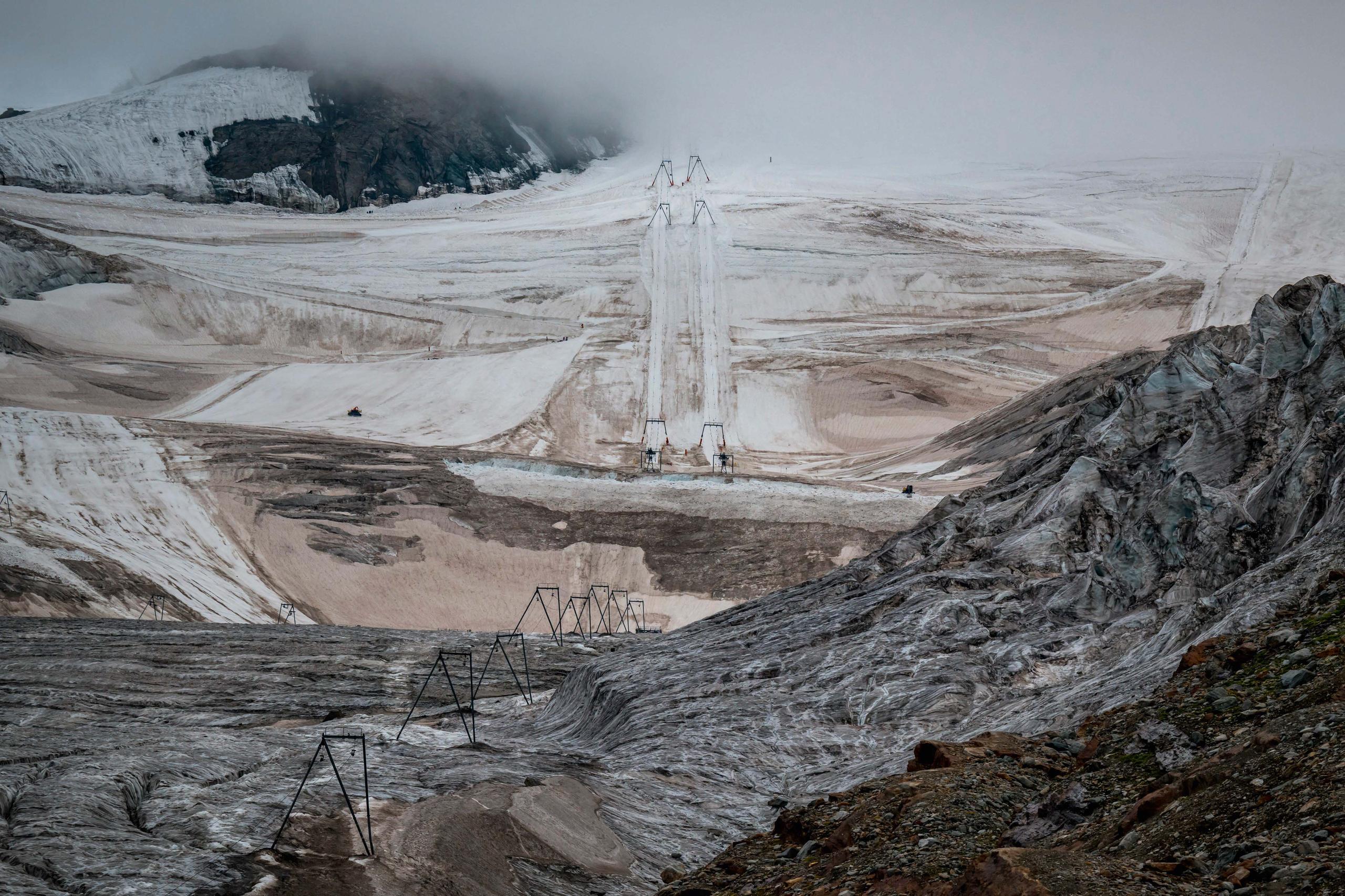 Foto de un paisaje de un glaciar